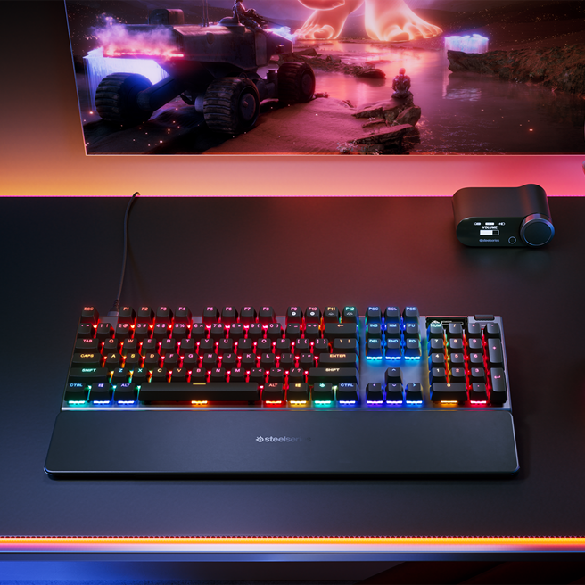 SteelSeries Apex Pro TKL Wireless Gen3 ワイヤレス ゲーミングキーボード 日本語配列 / 英語配列 ラピッドトリガー 有機ELディスプレイ搭載