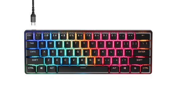 SteelSeries Apex Pro Mini Gen 3 ラピッドトリガー 搭載 ゲーミングキーボード OmniPointスイッチ