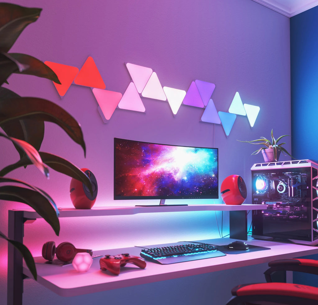 Nanoleaf Shapes 色の変わるライトパネル トライアングル