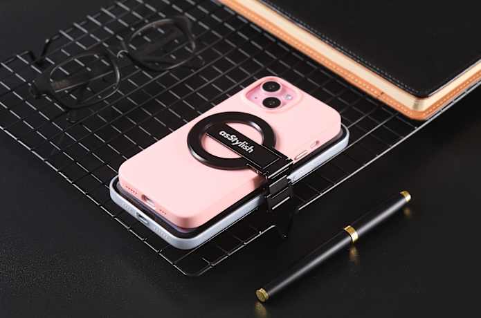 asStylish Twins Carry Stand 2台の端末を連結 手帳型 スマホスタンド スマートフォンキャリースタンド