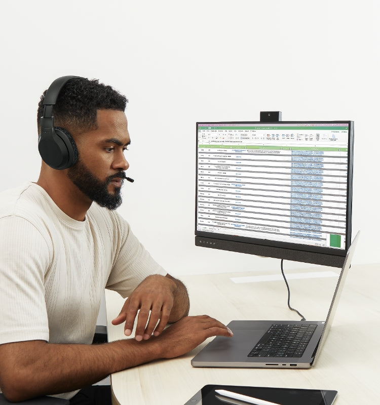 BELKIN SoundForm Adapt ワイヤレスオーバーイヤーヘッドセットマルチ