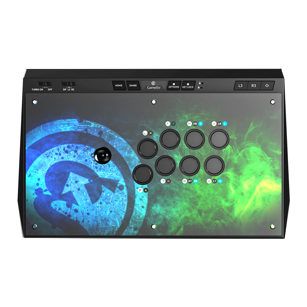 GameSir C2 アーケードコントローラー 有線 三和電子製ボタン PS4