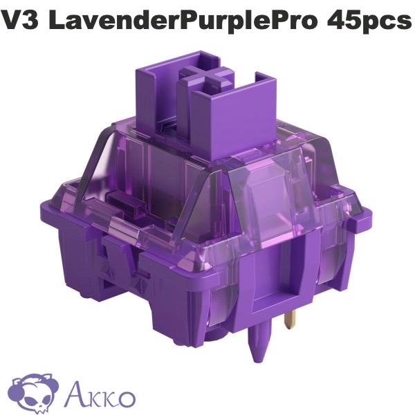 Akko V3 Lavender Purple Pro スイッチ (第3世代) 45pcs