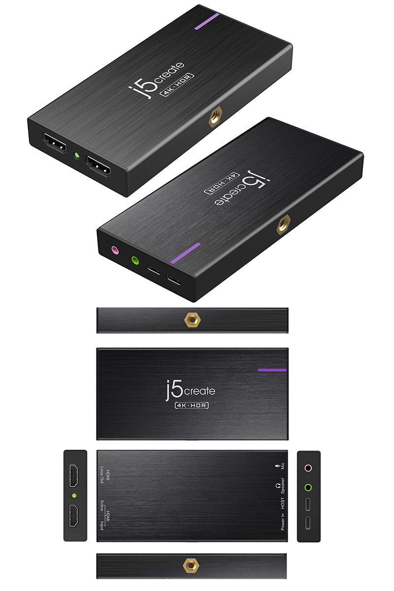j5 create USB Type-C 4K ゲームキャプチャーステーション