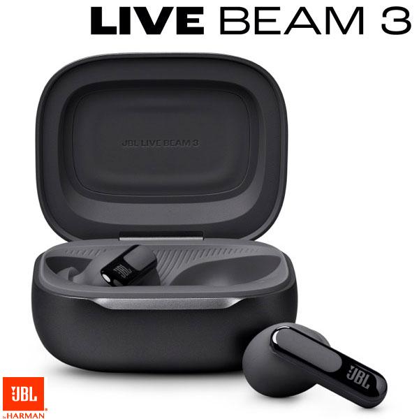 JBL LIVE BEAM 3 リアルタイム補正機能付 ハイブリッド ノイズキャンセリング搭載 Bluetooth 5.3 完全ワイヤレスイヤホン