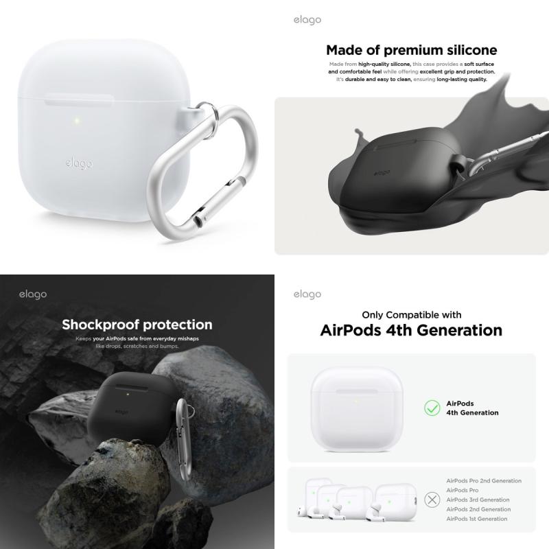 Amazon | KOOLRIVER・AirPods4 ケース AirPods 4 カバー