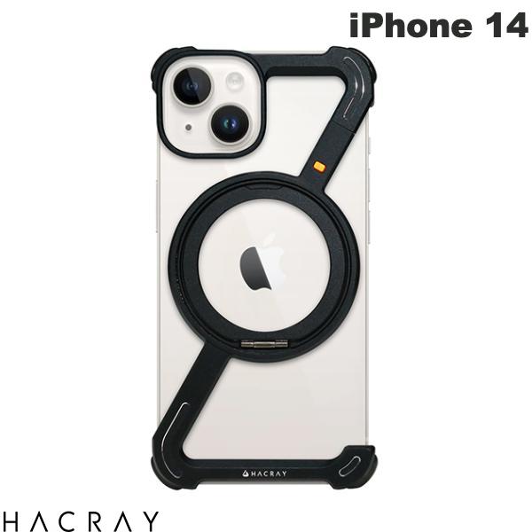 HACRAY iPhone 14 360 RingStandバンパー アルミ・ブラック