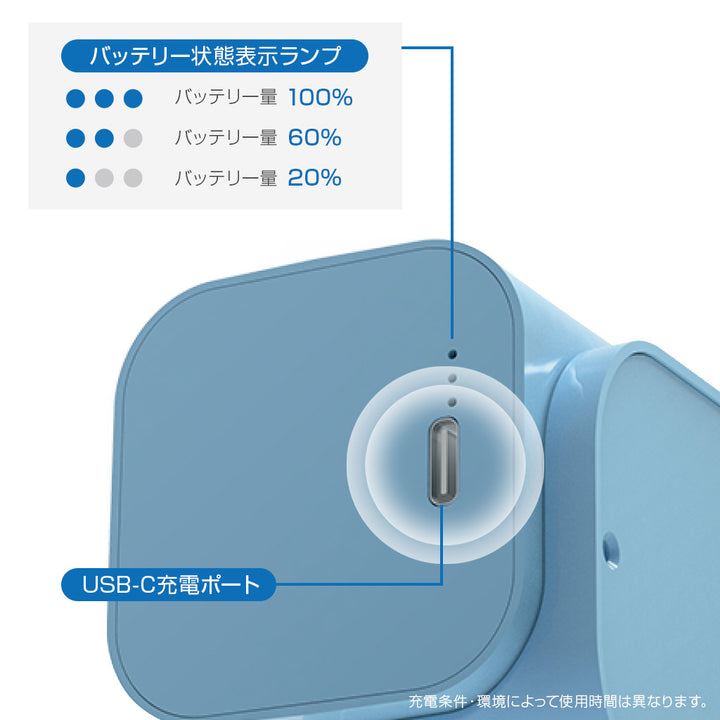CLEAND 歯ブラシUV除菌乾燥器 Windy 壁掛け 歯ブラシホルダー 充電式