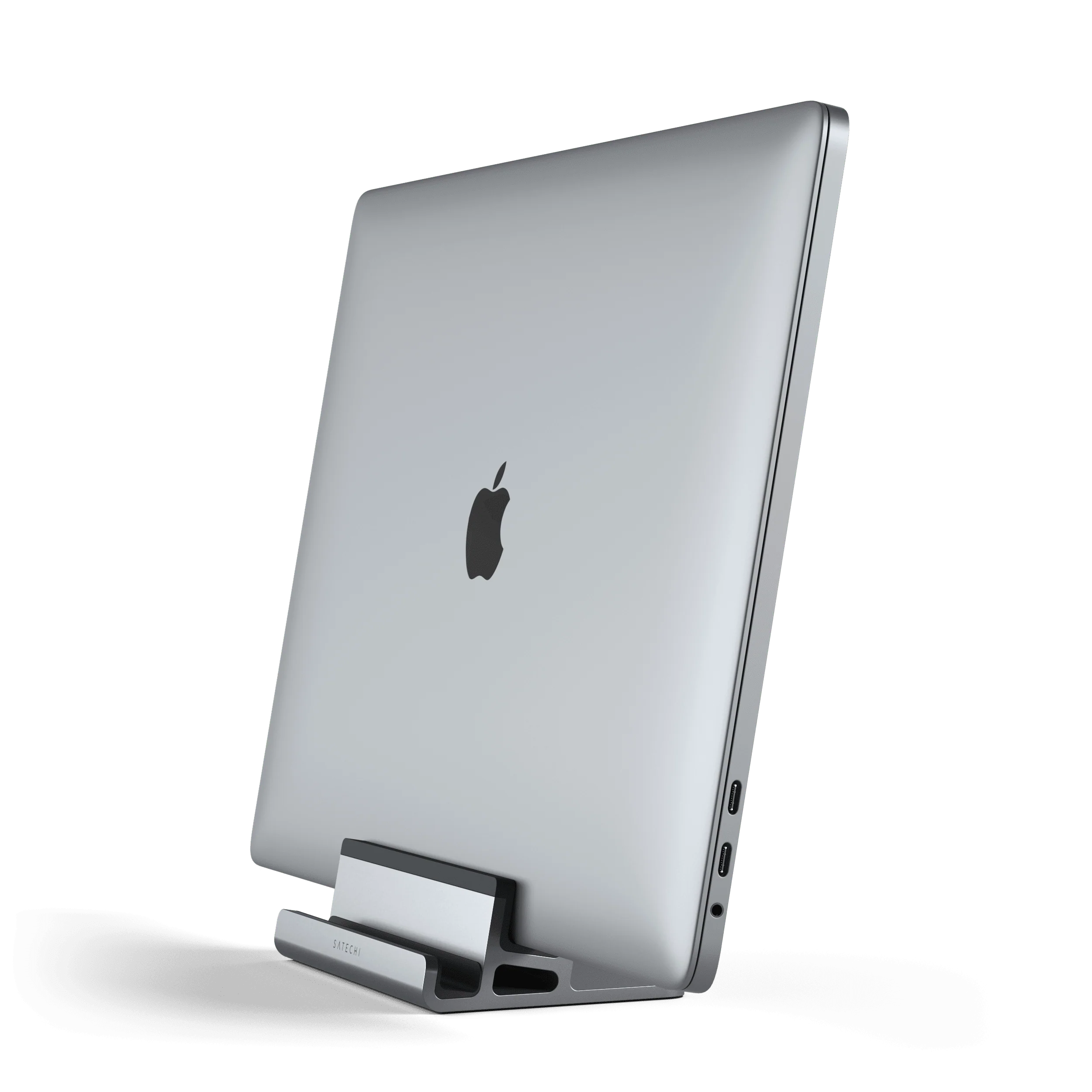 elago L4 STAND 各種 Macbook/ノートパソコン 対応 99％ ピュアアルミ スタンド ダークグレー : elago L4 STAND 各種 Macbook&frasl;ノートパソコン 対応 99