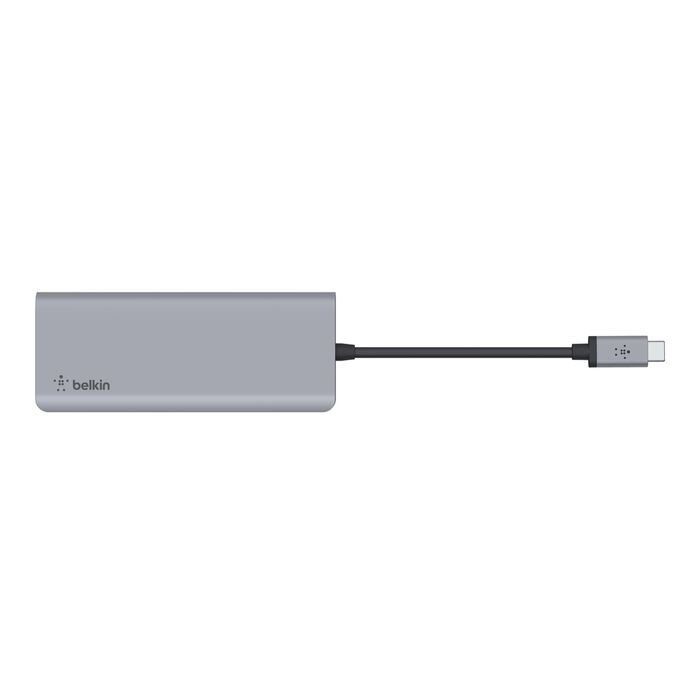 BELKIN Connect USB-C 7-in-1 マルチポートハブ PD対応 100W 4K HDMI / 3.5mm / SD / MicroSD / USB-A x2 / USB-C