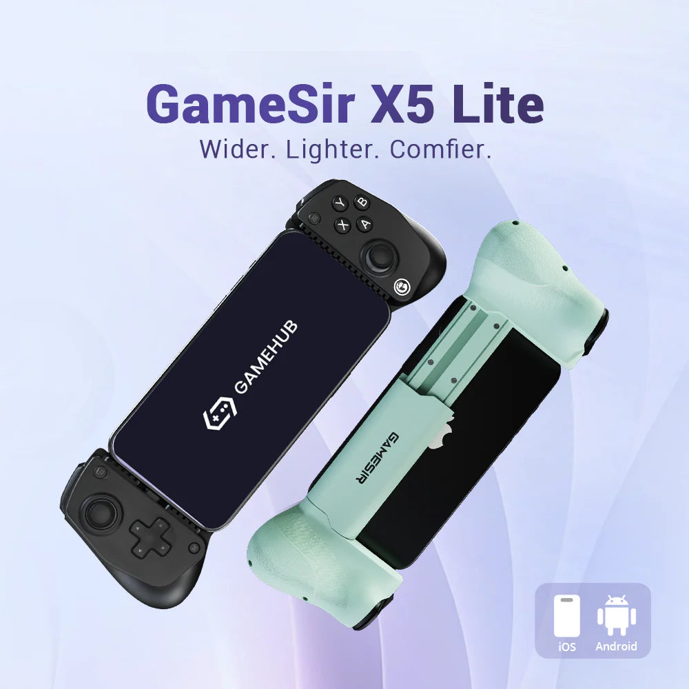 GameSir X5 Lite モバイルゲーミングコントローラー Android / iPhone 16 / 15 シリーズ  iPad mini 有線 Type-C接続