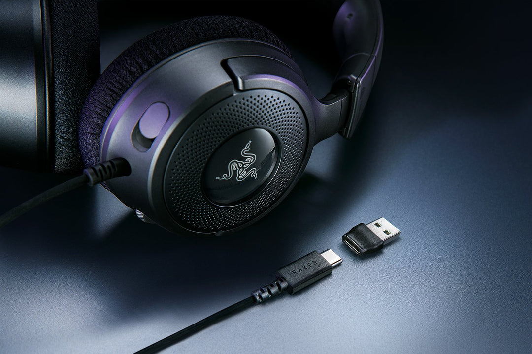 Razer Kraken V4 X Razer Chroma RGB 対応 有線 ゲーミング ヘッドセット Black