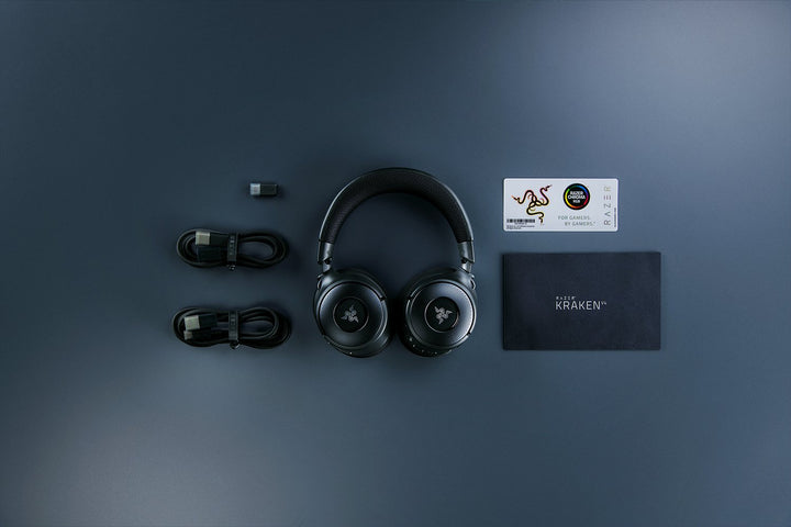 Razer Kraken V4 Chroma RGB 対応 Bluetooth 5.3 / 2.4GHz ワイヤレス 両対応 ワイヤレスゲーミングヘッドセット