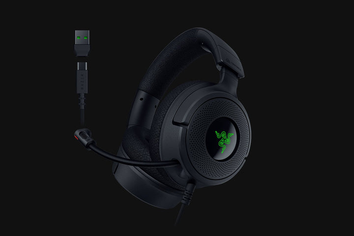 Razer Kraken V4 X Razer Chroma RGB 対応 有線 ゲーミング ヘッドセット Black