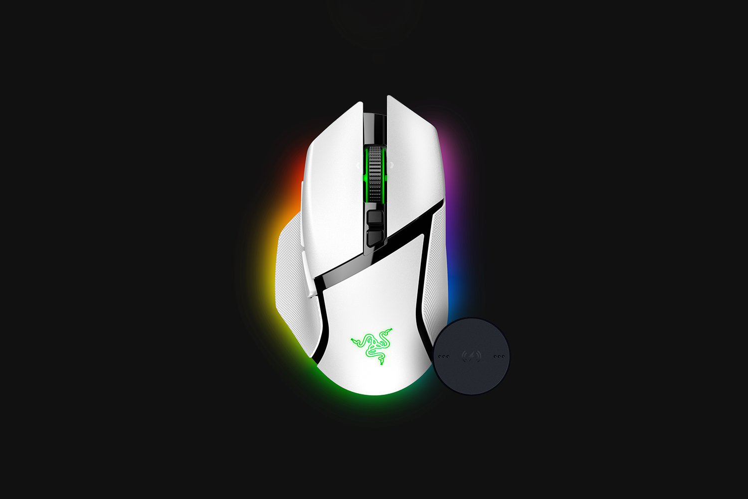 Wireless Ergonomic RGB Gaming Mouse - Razer Basilisk V3 Pro