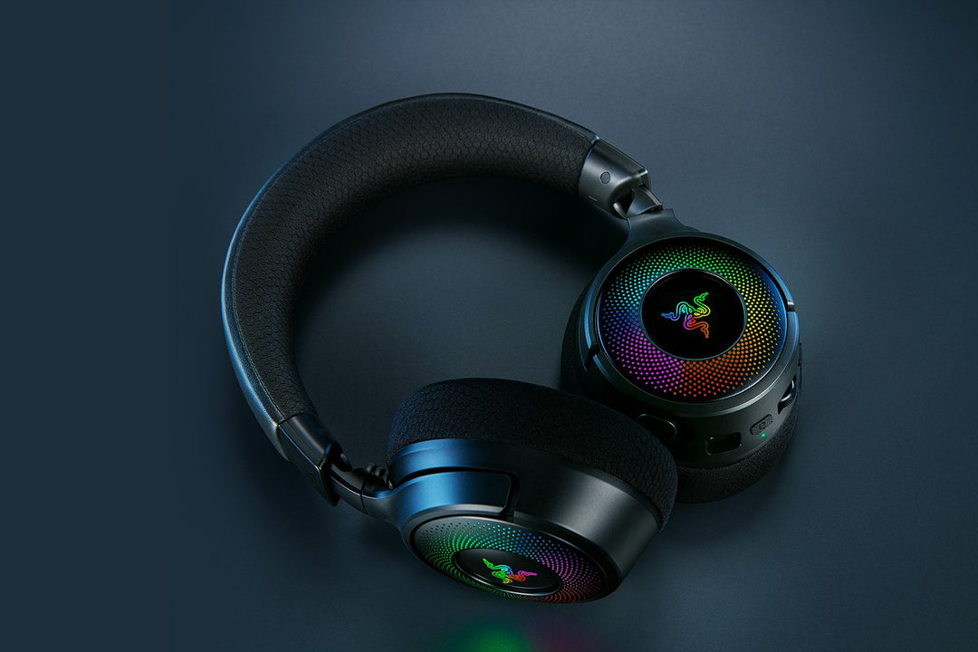 Razer Kraken V4 Chroma RGB 対応 Bluetooth 5.3 / 2.4GHz ワイヤレス 両対応 ワイヤレスゲーミングヘッドセット