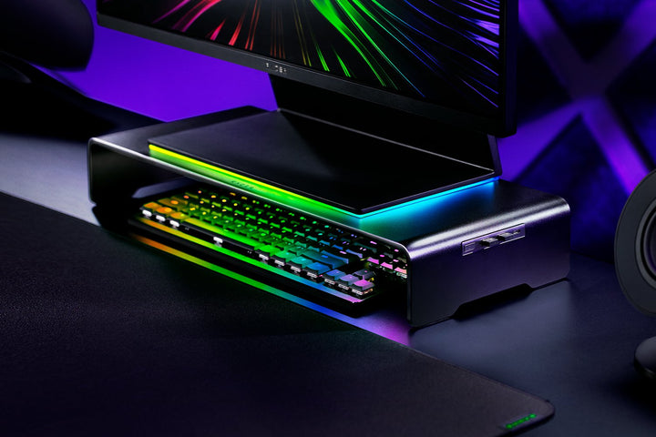 Razer Monitor Stand Chroma 4ポートUSB-C搭載アルミニウム製 モニタースタンド ディスプレイスタンド