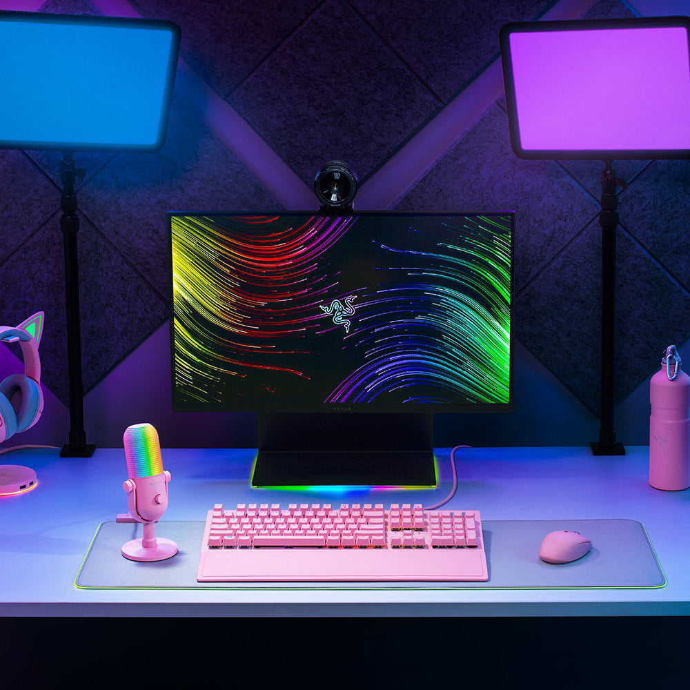 配信機器・PA機器・レコーディング機器 RAZER seiren v3 chroma Razer Seiren V3 Chroma, a microphone that glows in