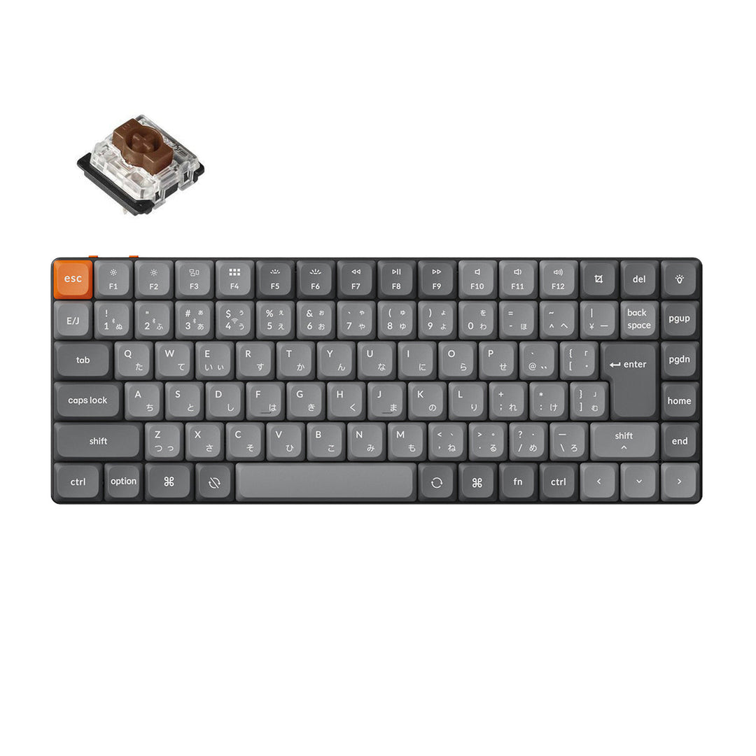 Keychron K3 Max ワイヤレス メカニカルキーボード 日本語配列 ダブルショットキーキャップ Gateron ロープロファイル 2.0 PBT  Mac / Windows 対応