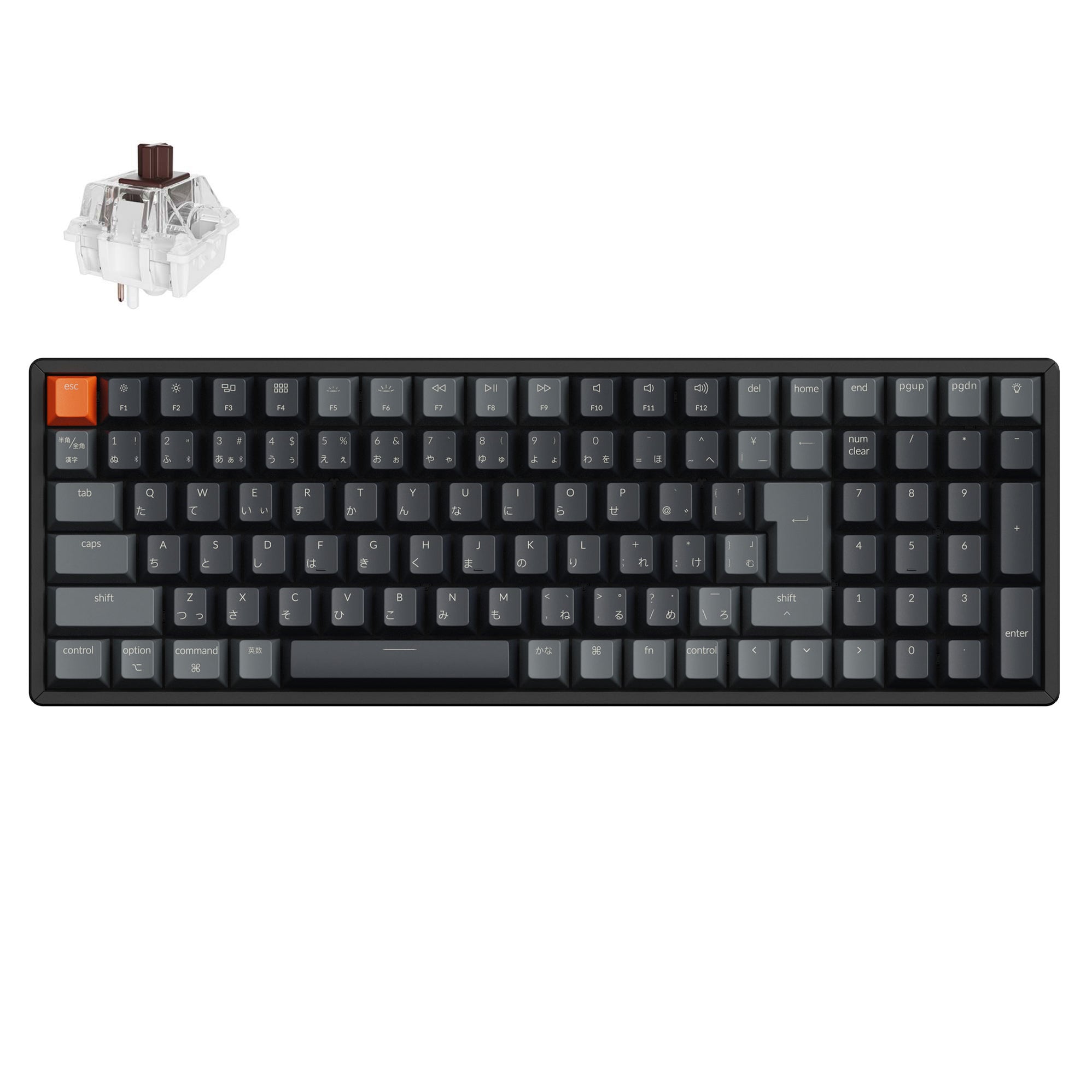 Keychron K4 Version 3 日本語配列（JIS） 茶軸 RGB Keychron K4 Version 3 ワイヤレス カスタム・メカニカル