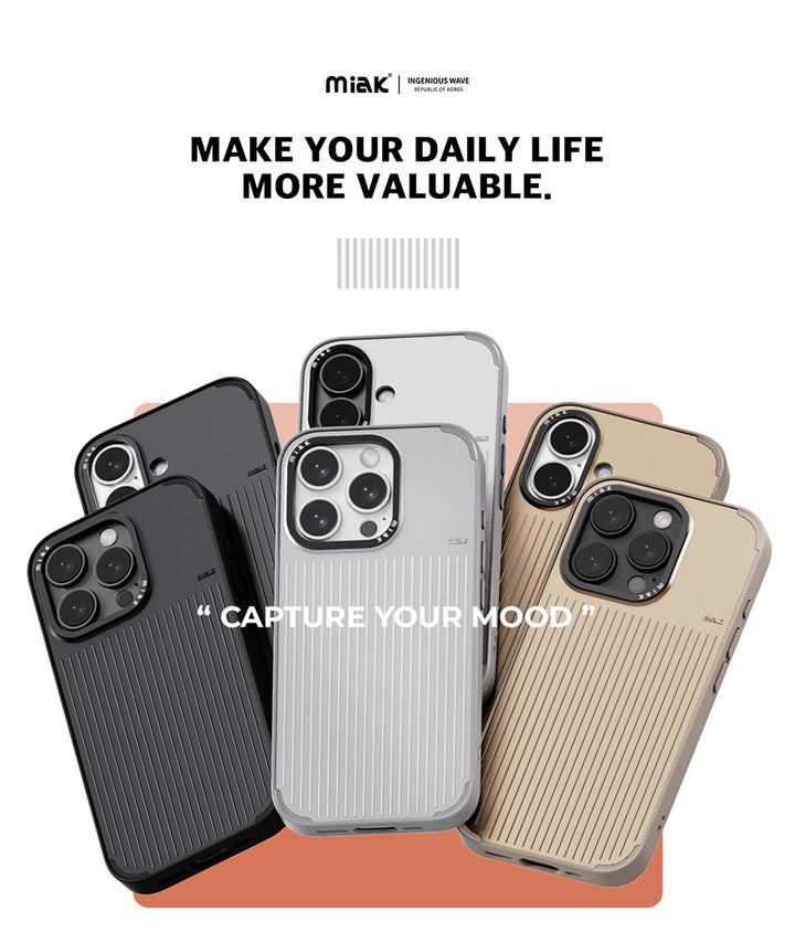 miak iPhone 16 シリーズ MOOD MagSafe対応ケース iPhone 16 / iPhone 16 Pro / iPhone 16 Pro Max