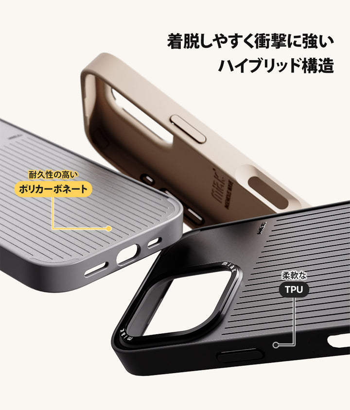miak iPhone 16 シリーズ MOOD MagSafe対応ケース iPhone 16 / iPhone 16 Pro / iPhone 16 Pro Max