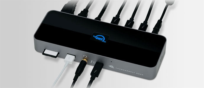 OWC Thunderbolt Dock 独立型デイジーチェーン×3 / Thunderbolt 4 ×4 / USB-A ×4 / 4K-8K接続 / 96W給電