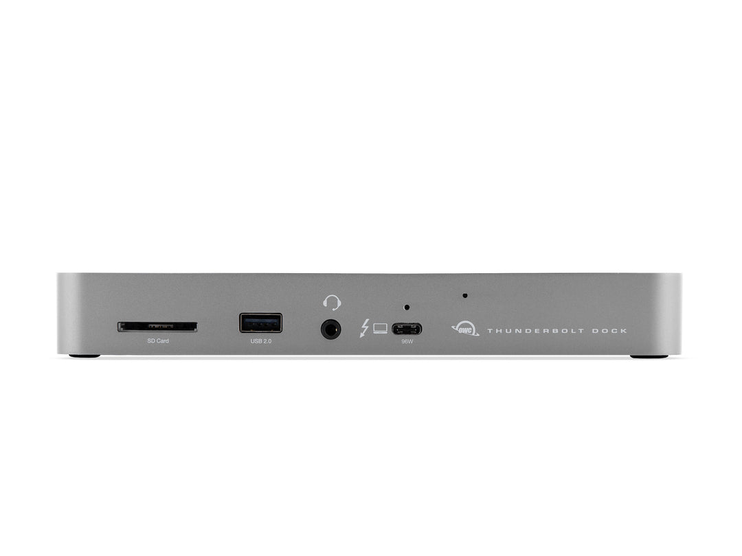 OWC Thunderbolt Dock 独立型デイジーチェーン×3 / Thunderbolt 4 ×4 / USB-A ×4 / 4K-8K接続 / 96W給電