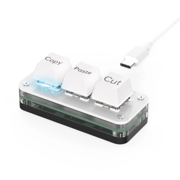 週末まで値下げ⭐️TRIGKEY ミニPC 電源アダプター USBマウス　ジャンク XYZA Tiny Keyboard 3Key for Mac / iPad コピーペーストカット 超小型