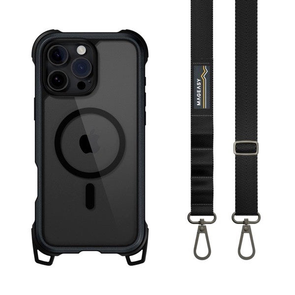 MagEasy iPhone 16 シリーズ Odyssey +Strap M PC×TPU