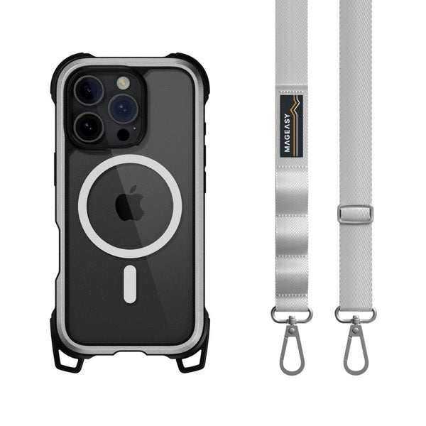 MagEasy iPhone 16 シリーズ Odyssey +Strap M PC×TPU ハイブリッド