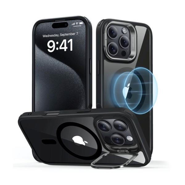 ESR iPhone 16 シリーズ Classic スタンド付き ハイブリッドケース