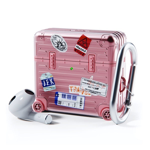 miak AirPods 4 スーツケースデザイン キャリーケース カラビナ付