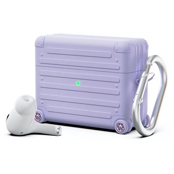 miak AirPods Pro 第 2 / 1世代 シリコン製キャリーケース カラビナ付