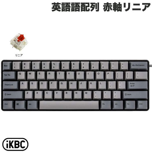 iKBC IK-PK2-G NEW POKER II コンパクト60% 英語語配列 有線