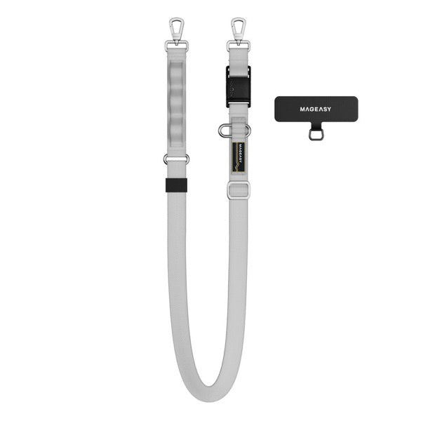 未使用ユイクトuiqut   tube strap black スマホストラップ MagEasy Utility Strap Dual (20mm) for SMART PHONE ネック