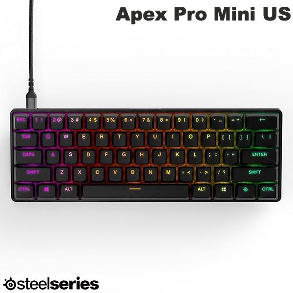 SteelSeries Apex Pro Mini 有線 テンキーレスメカニカルゲーミングキーボード OmniPointスイッチ