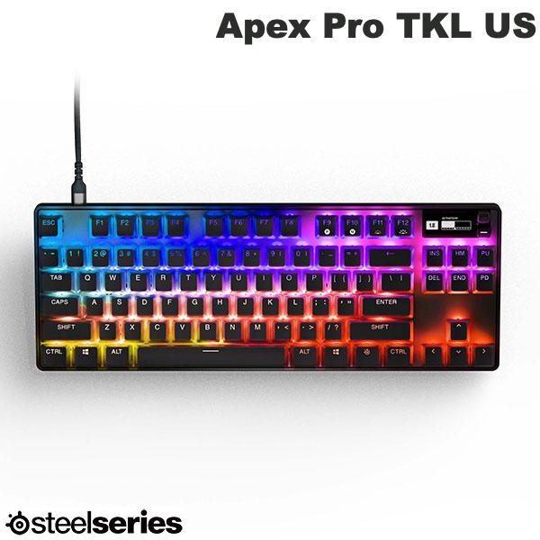 SteelSeries Apex Pro TKL (2023) 有線 テンキーレスメカニカルゲーミングキーボード APC機能 OmniPoint  2.0 スイッチ