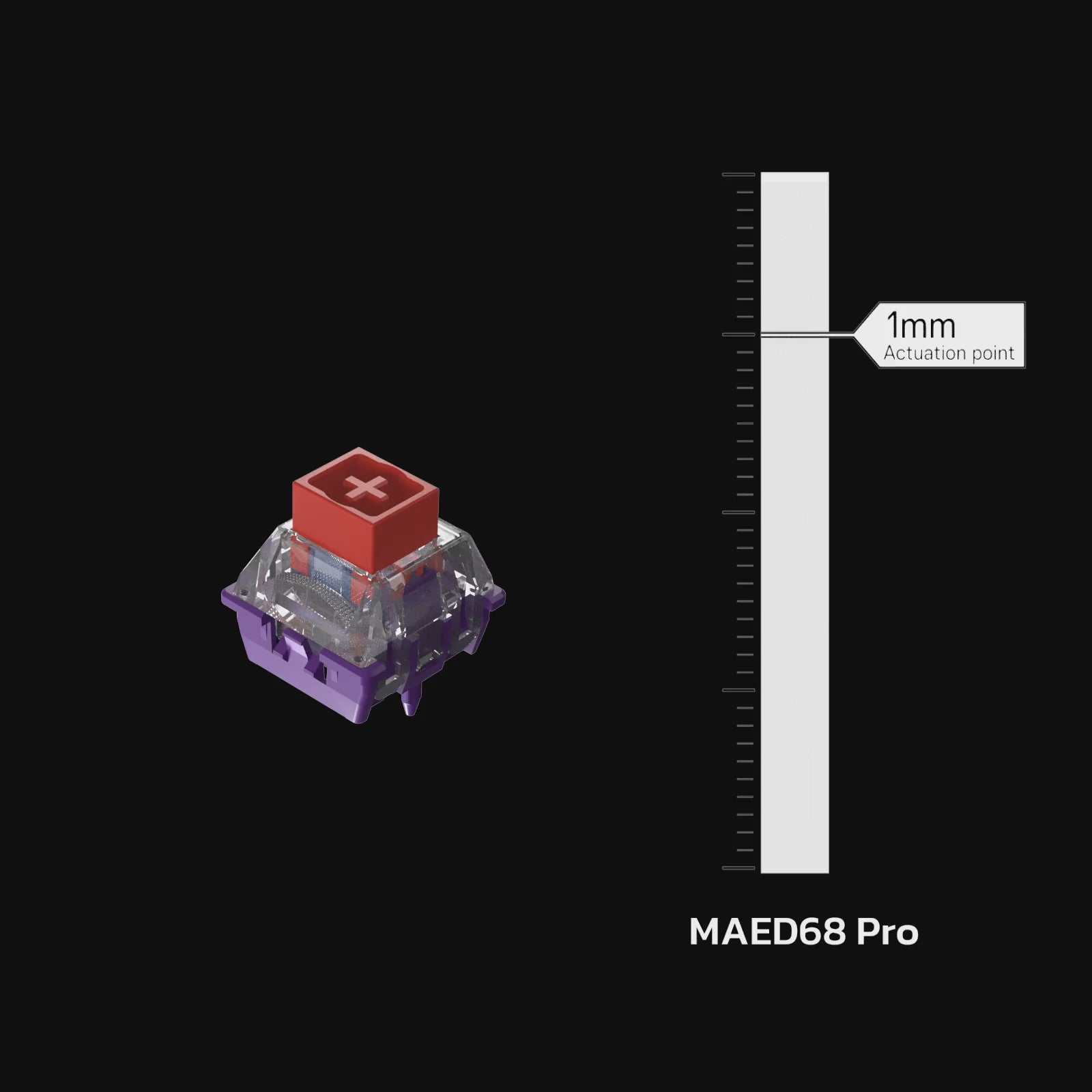 MelGeek MADE84 Pro 75% 英語配列 有線 8000Hz ラピッドトリガー対応