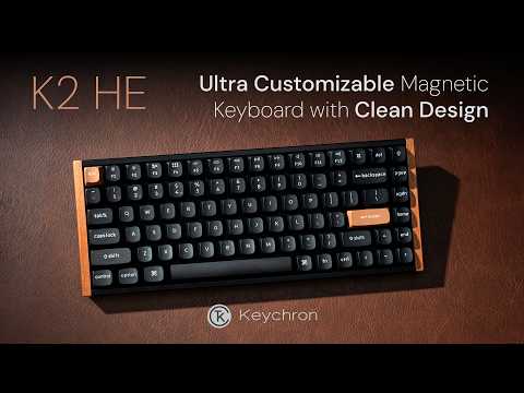 Keychron K2 HE ワイヤレス カスタムキーボード  日本語配列 スペシャルエディション Gateronダブルレール・マグネットスイッチ Nebula ラピッドトリガー マグネットスイッチ搭載 QMK キークロン