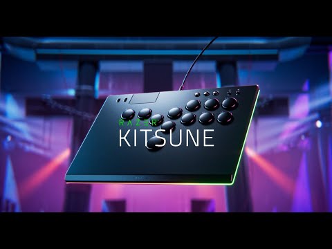 Razer Kitsune 薄型レバーレス アーケードコントローラー ブラック PS5 & PC 格闘ゲーム用オールボタン