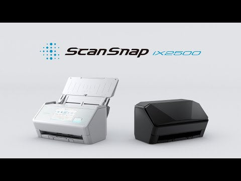 リコー PFU ScanSnap iX2500 タッチパネル搭載 ドキュメントスキャナー | Wi-Fi対応/USB接続 | 書類スキャン | PDF化 | 紙レス化 | 電子帳簿保存法対応 | 写真 | 書類 | レシート | 名刺