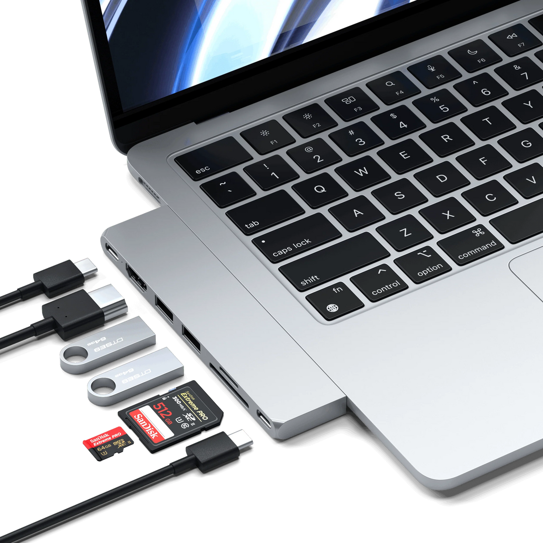 Satechi Pro Hub Slim USB-C PRO PD対応 ハブ スリムアダプター  Macbook対応