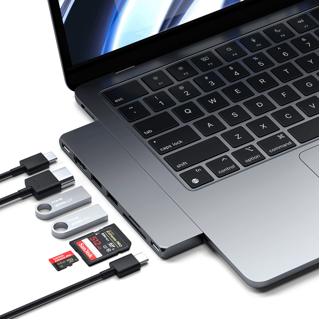 Satechi Pro Hub Slim USB-C PRO PD対応 ハブ スリムアダプター  Macbook対応