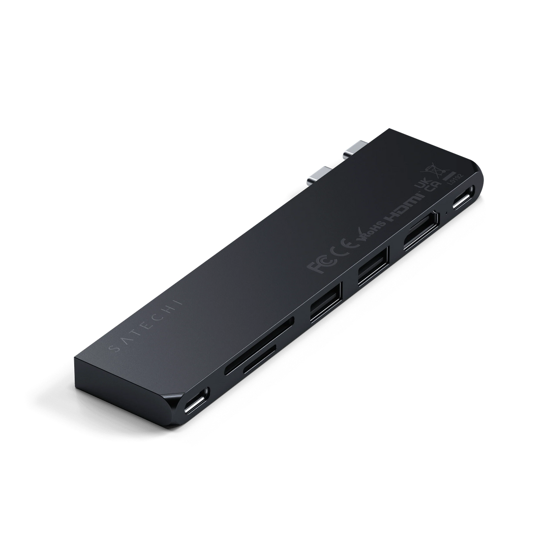 Satechi Pro Hub Slim USB-C PRO PD対応 ハブ スリムアダプター Satechi Pro Hub Slim USB-C PRO PD対応 ハブ スリムアダプター