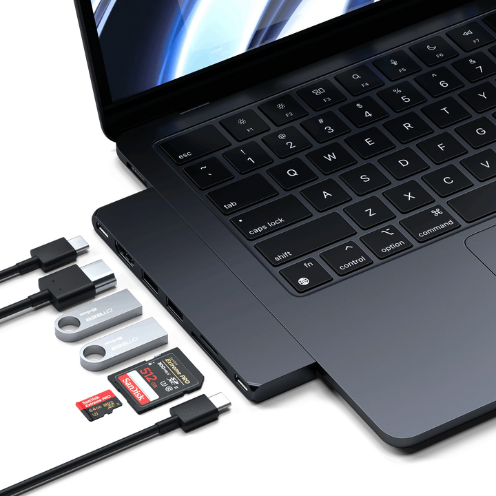 Satechi Pro Hub Slim USB-C PRO PD対応 ハブ スリムアダプター  Macbook対応