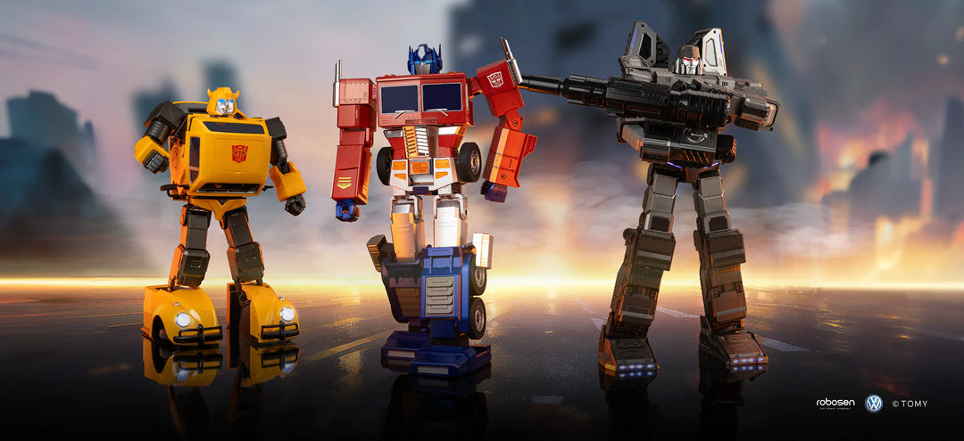 ROBOSEN Flagship Bamblebee トランスフォーマー フラッグシップ バンブルビー  英語版  完全自動変形ロボット タカラトミー完全監修 フォルクスワーゲン 公式ライセンス品