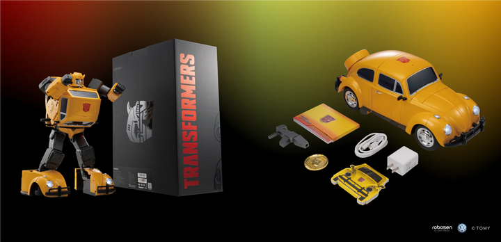 ROBOSEN Flagship Bamblebee トランスフォーマー フラッグシップ バンブルビー  英語版  完全自動変形ロボット タカラトミー完全監修 フォルクスワーゲン 公式ライセンス品