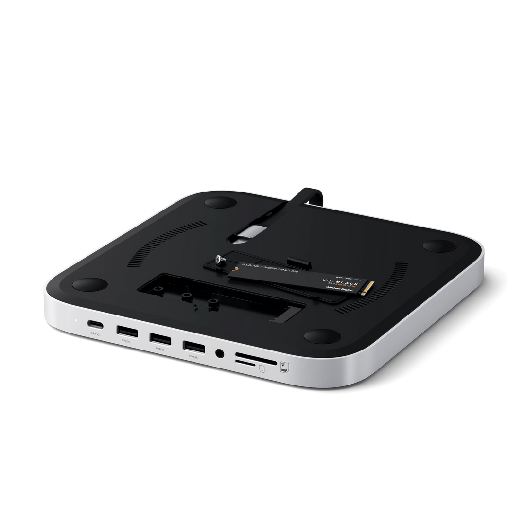 Satechi Stand & Hub for Mac Mini Studio with NVMe SSD Enclosure Satechi Stand & Hub for Mac Mini Studio with NVMe SSD Enclosure