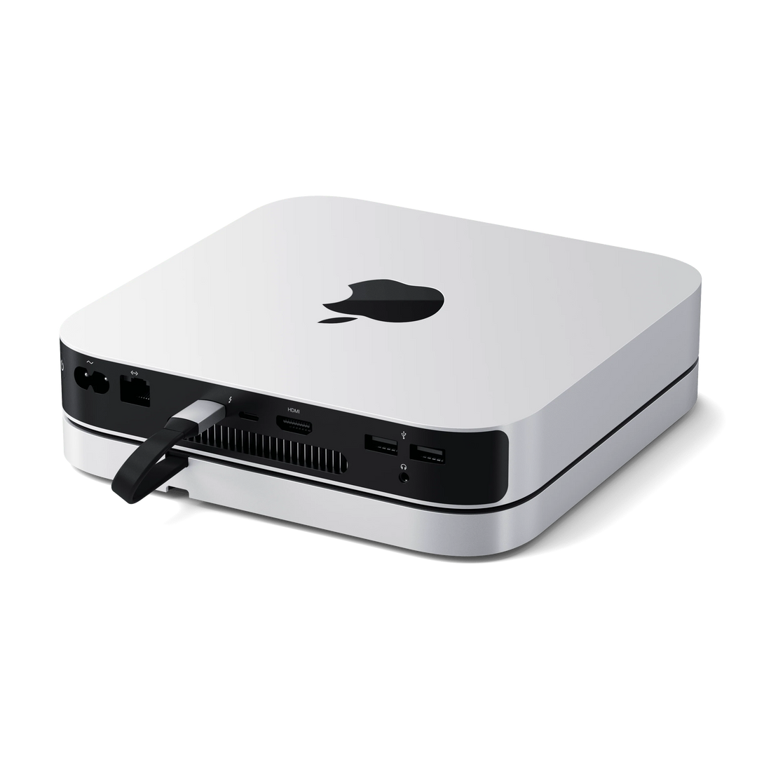 Satechi Stand & Hub for Mac Mini Studio with NVMe SSD Enclosure Satechi Stand & Hub for Mac Mini Studio with NVMe SSD Enclosure
